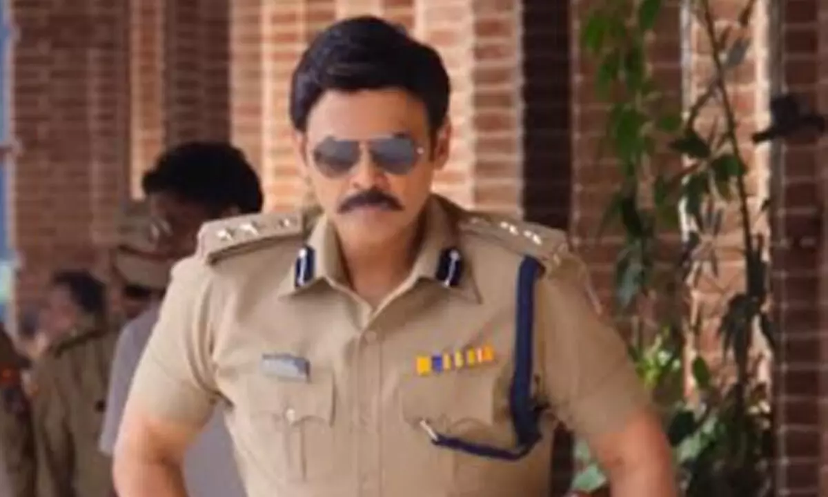 Venkatesh looks as stylish cop in ‘Sankranthiki Vasthunnam’ new song promo