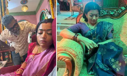 ‘Pushpa 2’ BTS: Rashmika’s transformation as Srivalli