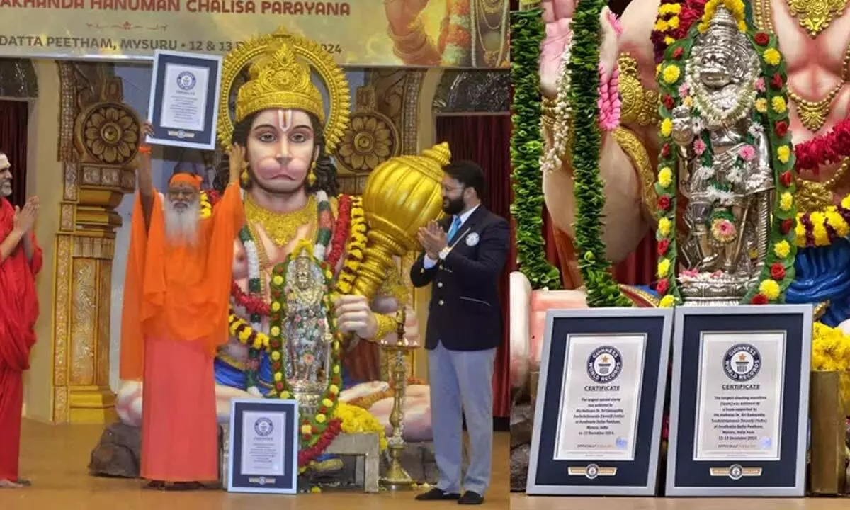 Guinness World Record for continuous Hanuman Chalisa chanting