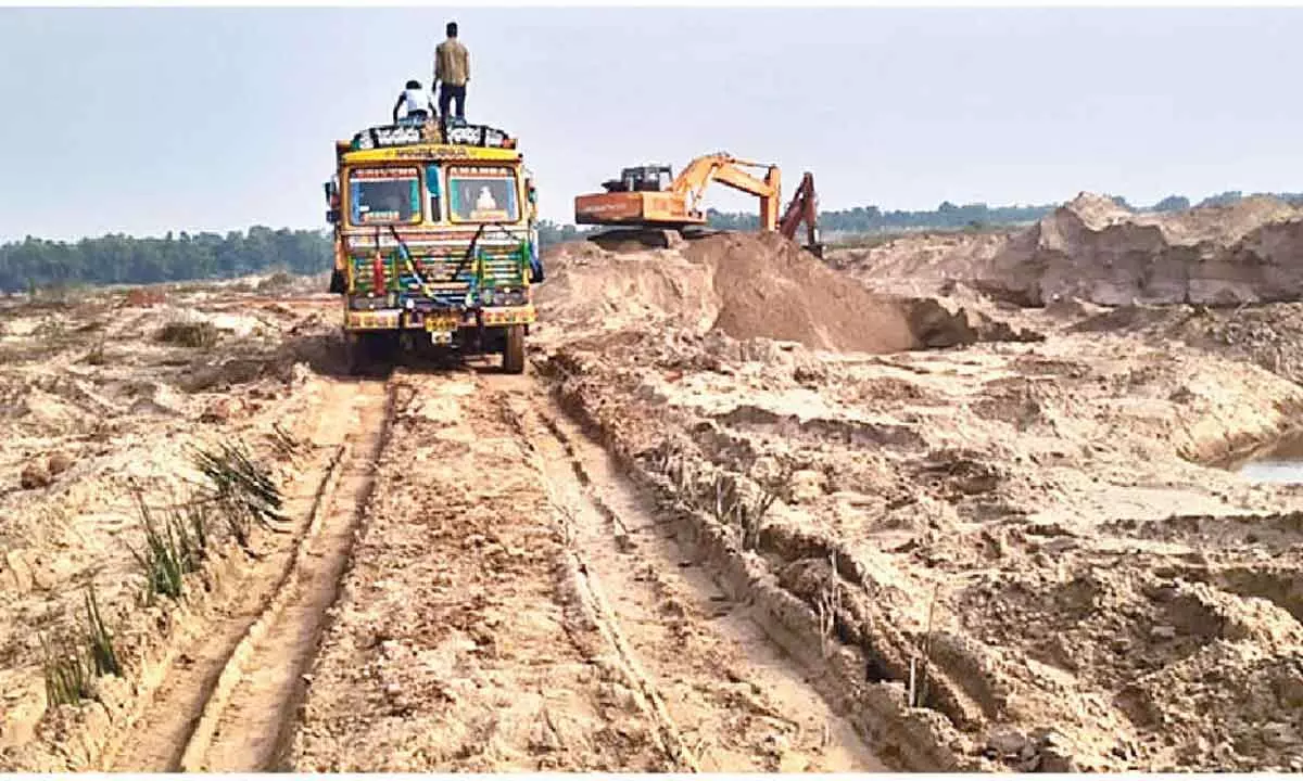 Vizag mafia rules sand ramps in Srikakulam district