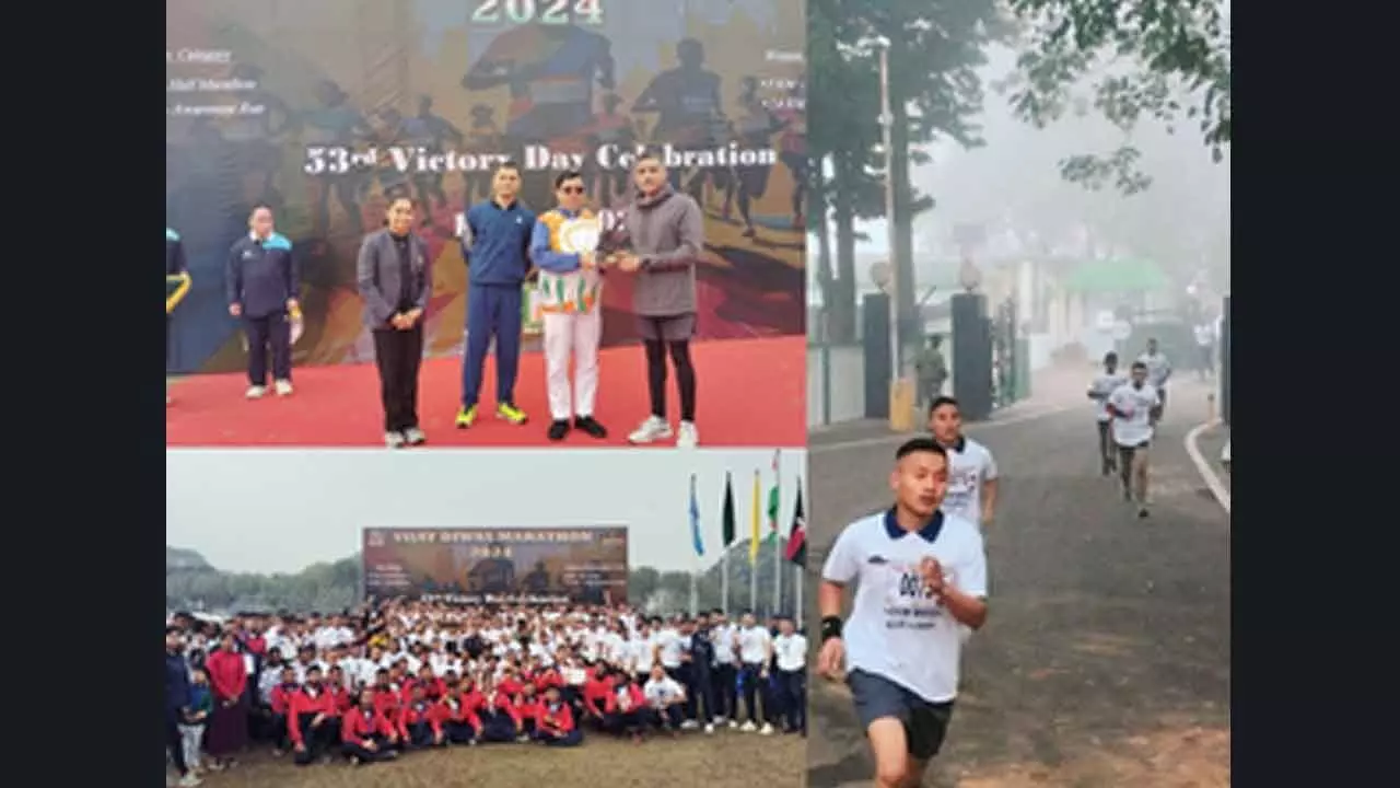 Vijay Diwas: Assam Rifles organises Half Marathon in Tripura