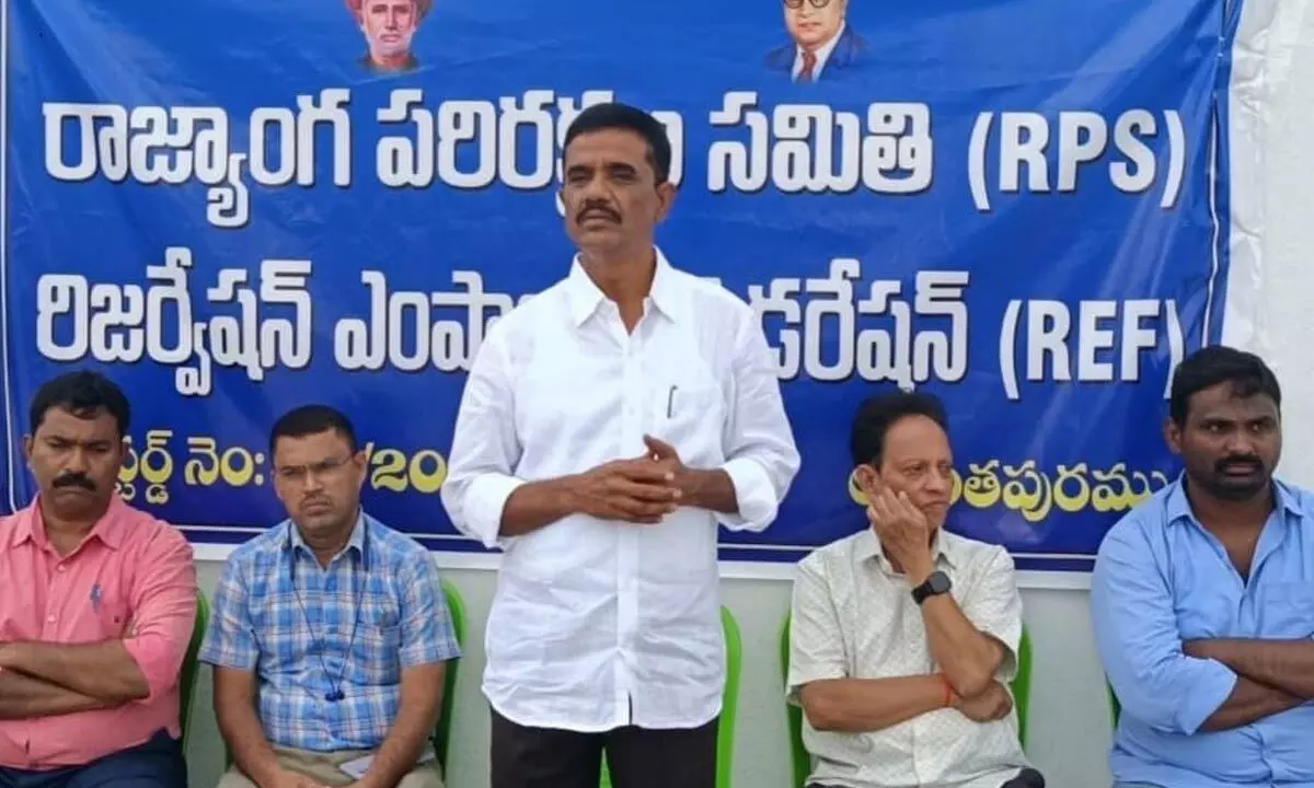 Anantapur should be made second capital, demands Nagaraju