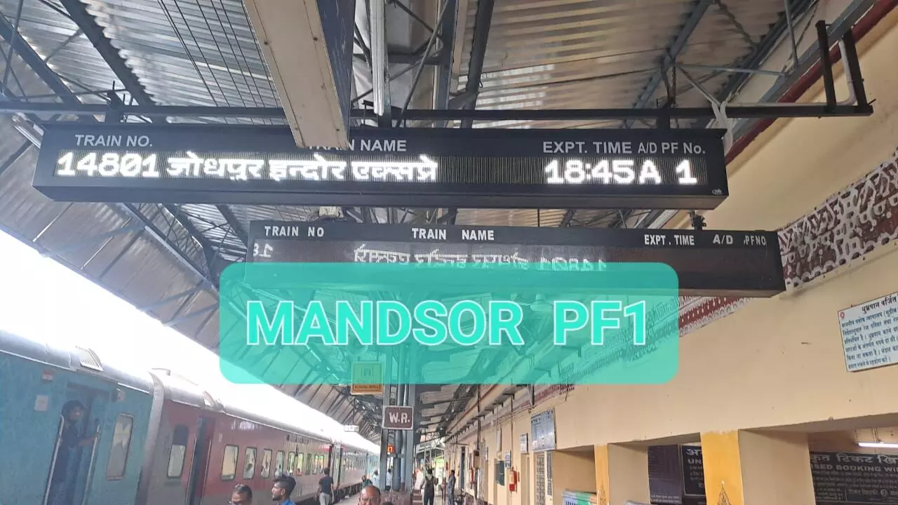 MIC Electronics Completes Landmark Train Display Board Project for Indian Railways Ratlam Division