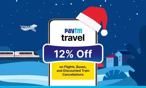 Paytm Spreads Christmas Cheer with Discounts on Travel Bookings