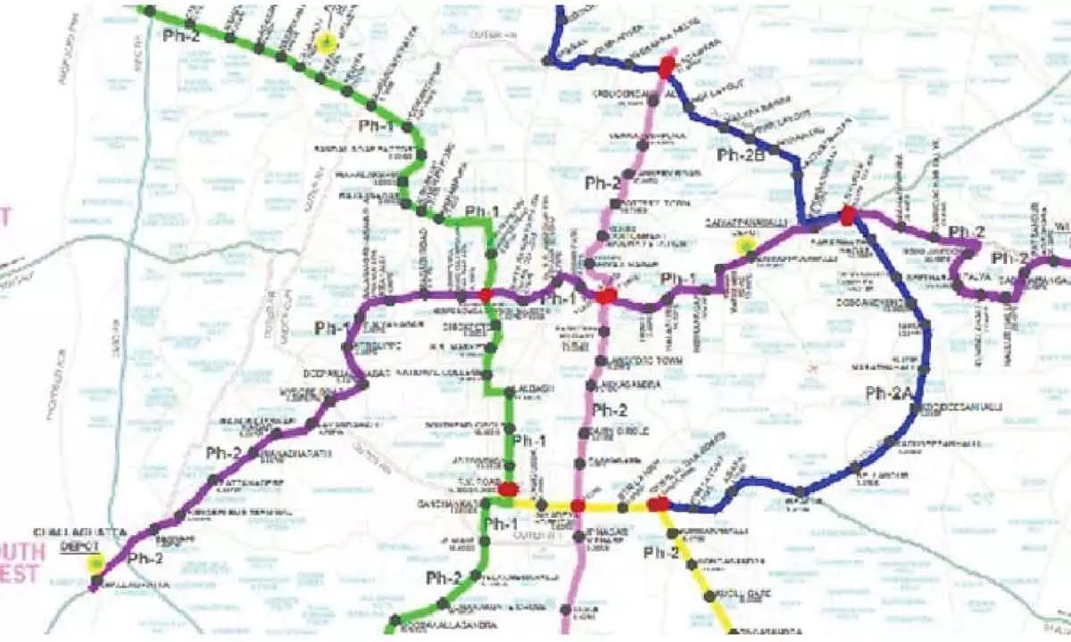 BMRCL signs Rs 3.000 cr loan agreement for Namma Metro Phase 2