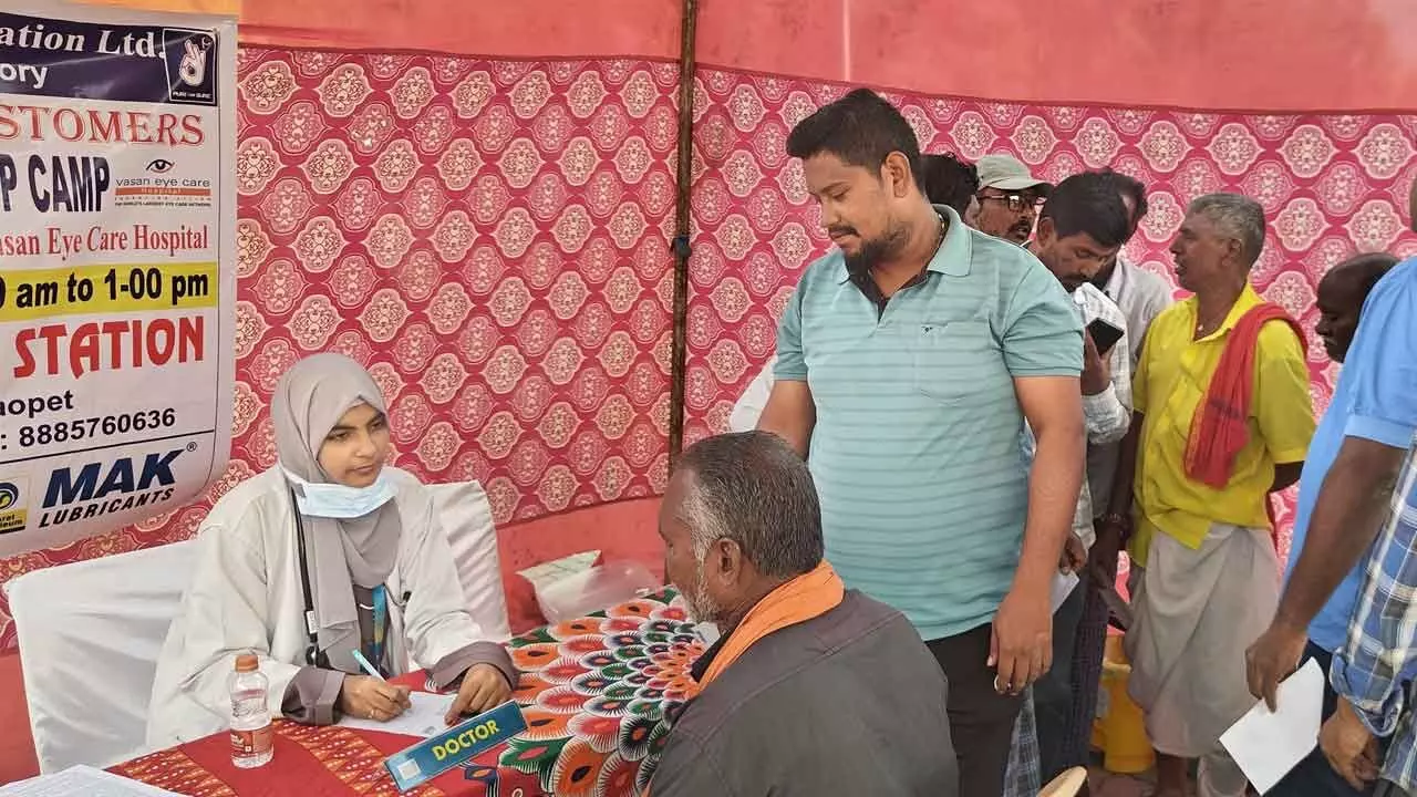 Karimnagar: Free medical camp held