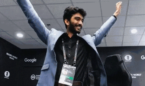 World Chess Champion D Gukesh Marks Historic Win with Thrilling Bungee Jump