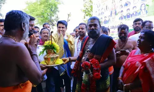 MLA Dr. Rajesh Reddy Commits to Fulfilling Promises at Ayyappa Swamy Temple