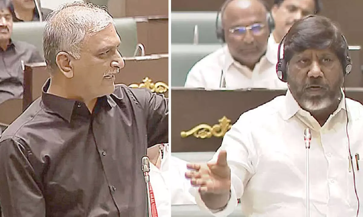 State loans spark a war of words between Bhatti, Harish in House