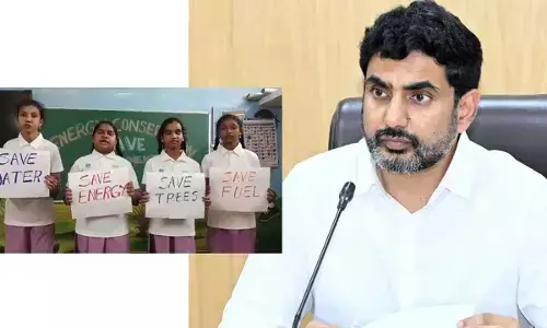 Ambassadors Of Change: Lokesh Spellbound By Rural Students’ Thoughts On Energy Saving