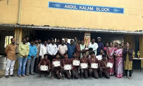 Pebbair Model School wins title in U-15 State-level cricket