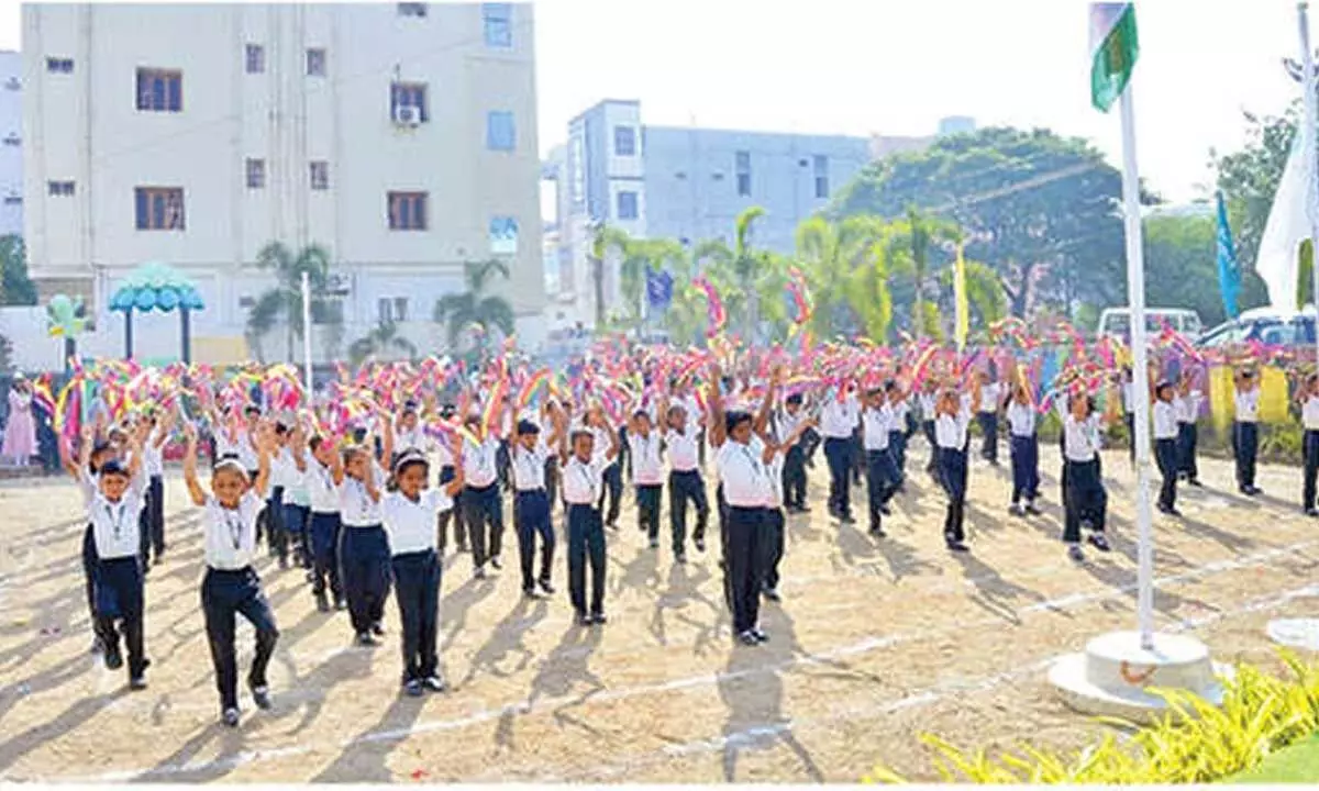 Thrilling performances at sports meet