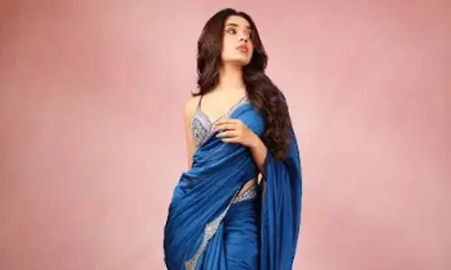 Krithi treats with a stunning look