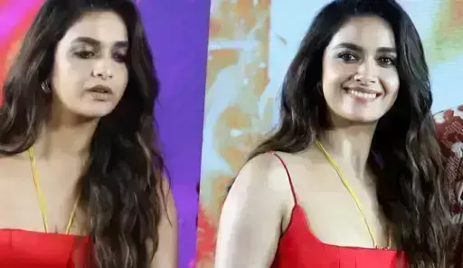 Keerthy Suresh Flaunts Mangalsutra in First Event After Wedding with Antony Thattil