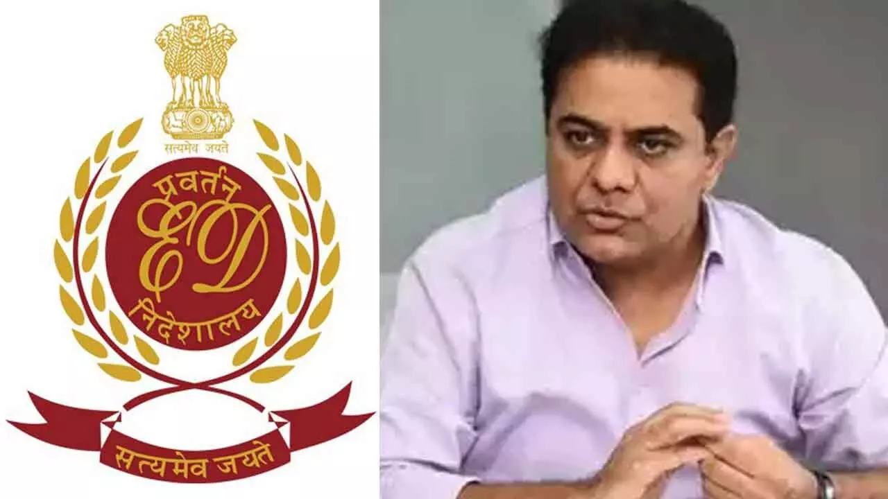 ED Requests Details from Telangana ACB Regarding KTR Case