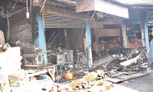 Hyderabad: Property worth lakhs gutted in two fire incidents