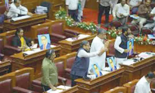 Uproar in Legislative Council over Amit Shah’s remarks on Ambedkar