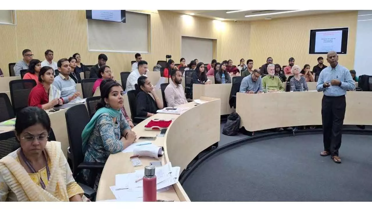 Participants at the seminar held at GITAM in Visakhapatnam