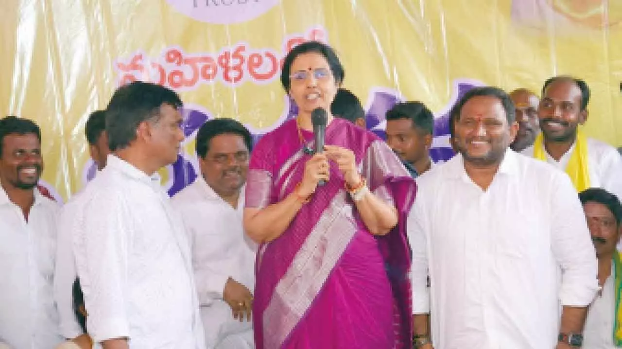 Chandrababu envisions financial independence of women: Bhuvaneswari