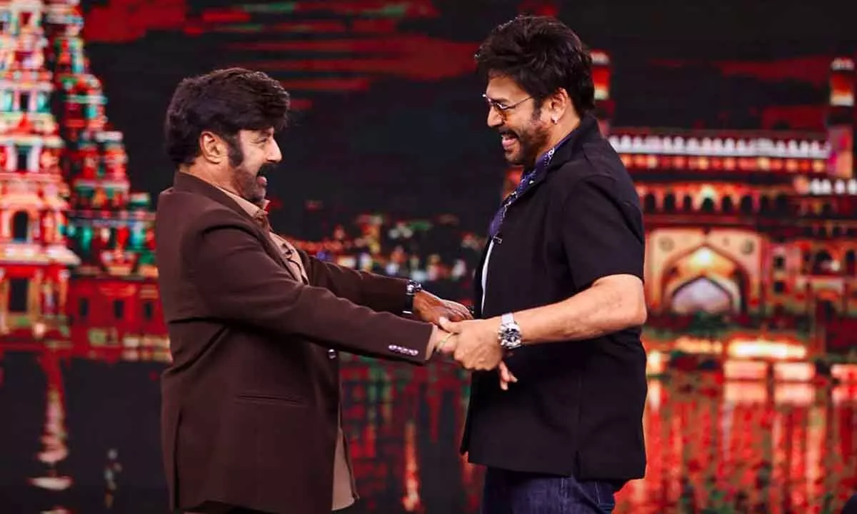 Victory Venkatesh and Nandamuri Balakrishna to Set Screens on Fire with Unstoppable Season 4