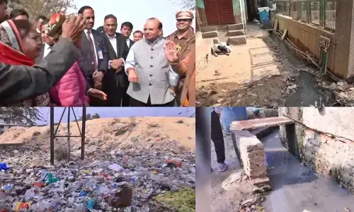 L-G Saxena visits Delhi areas, says peoples plight pathetic