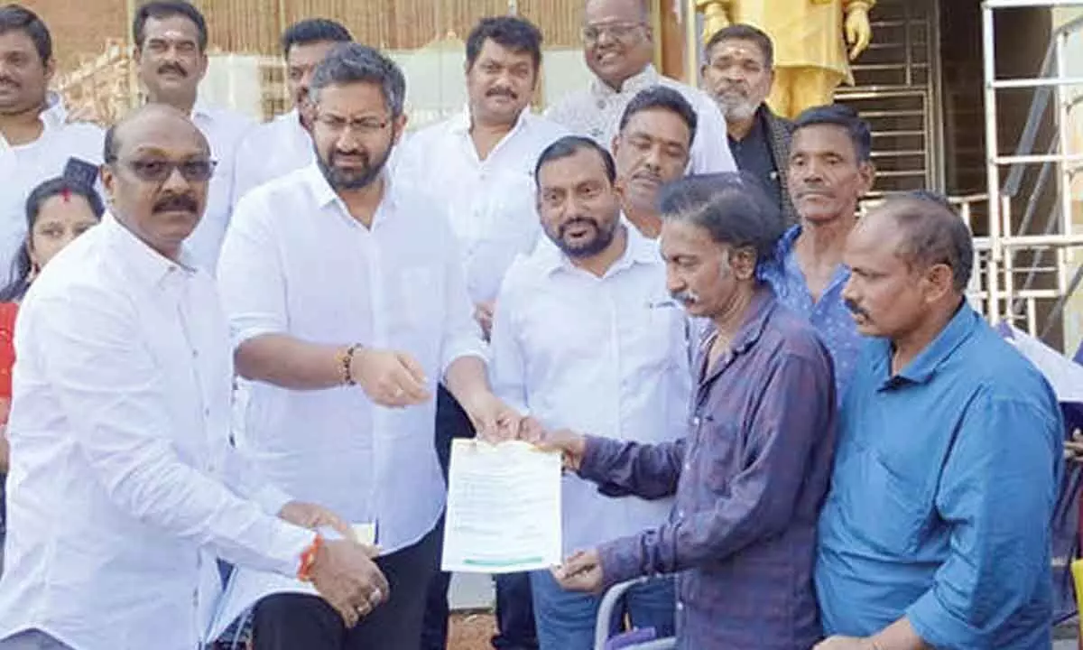 MP, West MLA distribute cheques to critical patients