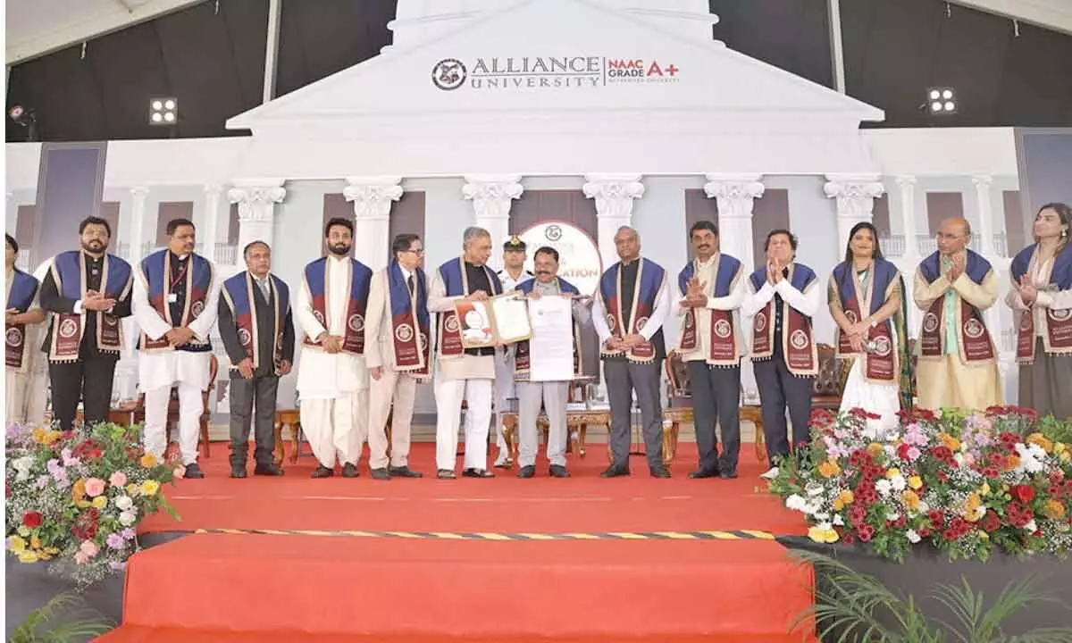 Alliance University holds 13th Convocation, 1145 students receive degrees