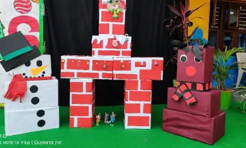 Joyful Semi-Christmas Celebrations at Sri Saraswathi International School