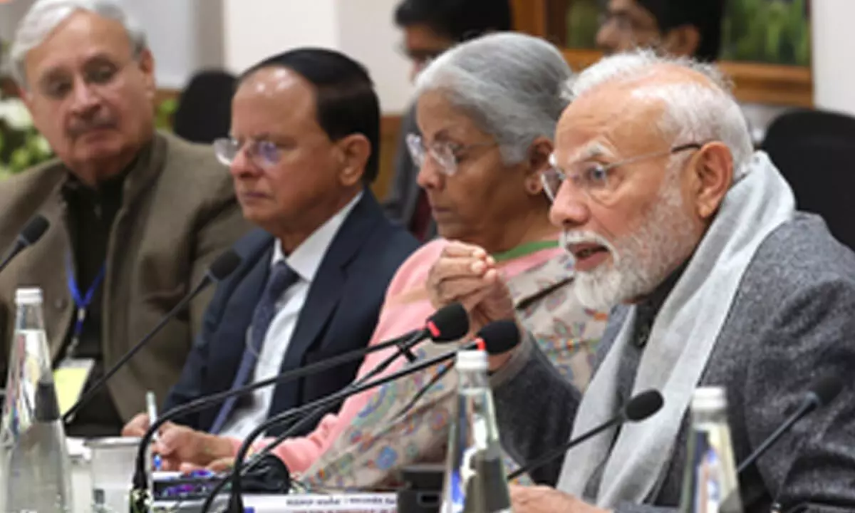 PM Modi holds brainstorming session with economists in run-up to Budget