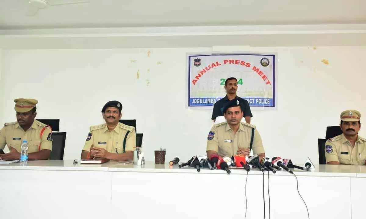 Jogulamba Gadwal Police 2024: Significant Crime Reduction and Public Safety Achievements