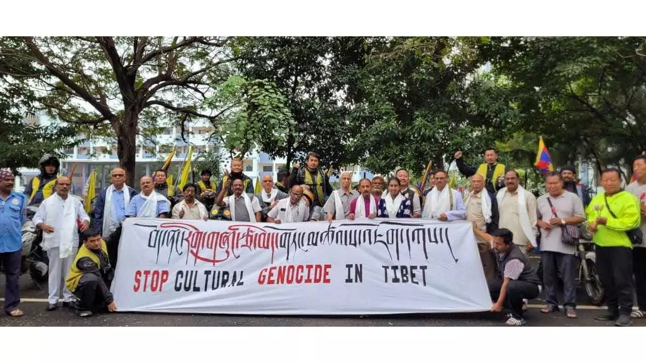 Tibetan Youth Congress members visit Gandhi Centre