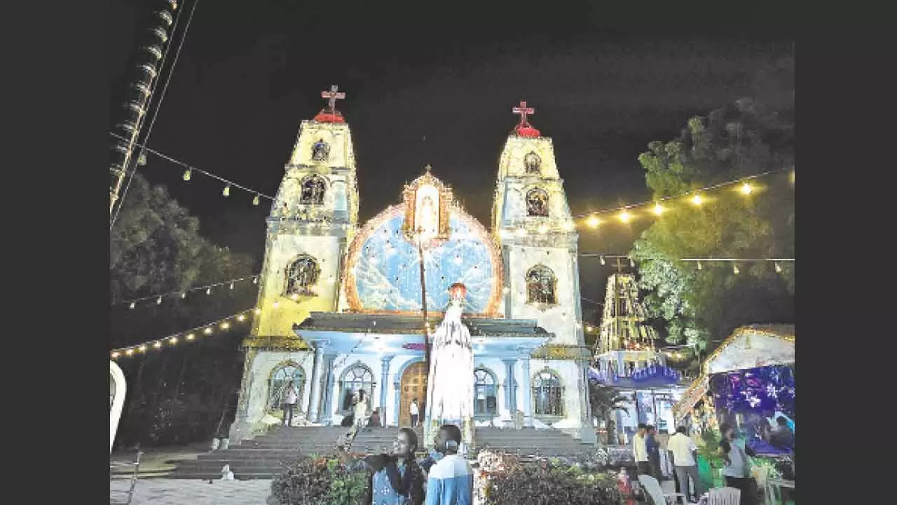 Tirupati: City glows with festive cheer ahead of Christmas