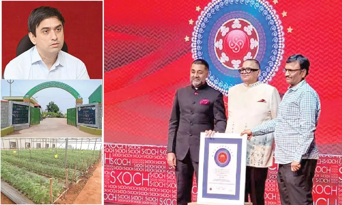 Kuppam Horticulture Hub shines with SKOCH Award