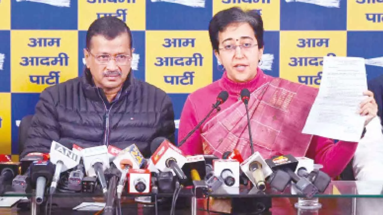 Atishi may be arrested in fake case: Kejriwal