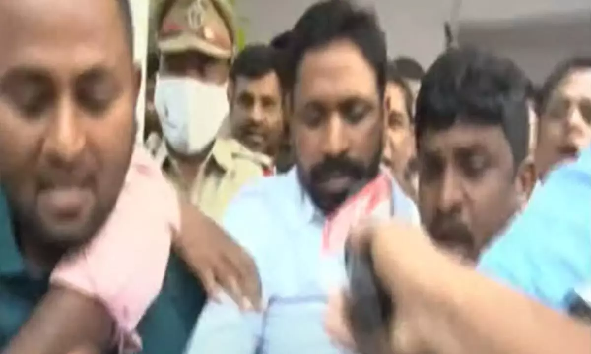 KTR Condemns Arrest of Errolla Srinivas, Calls it an Unjust Act