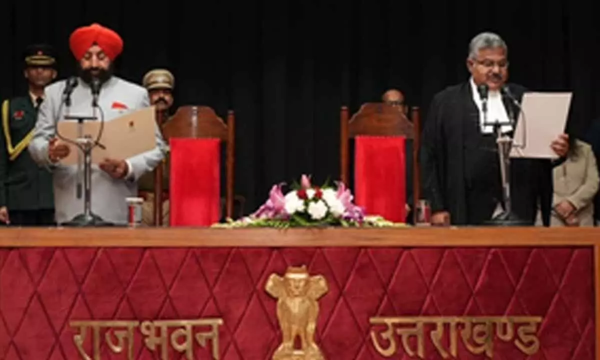 Justice Narendar G. sworn in as Chief Justice of Uttarakhand HC