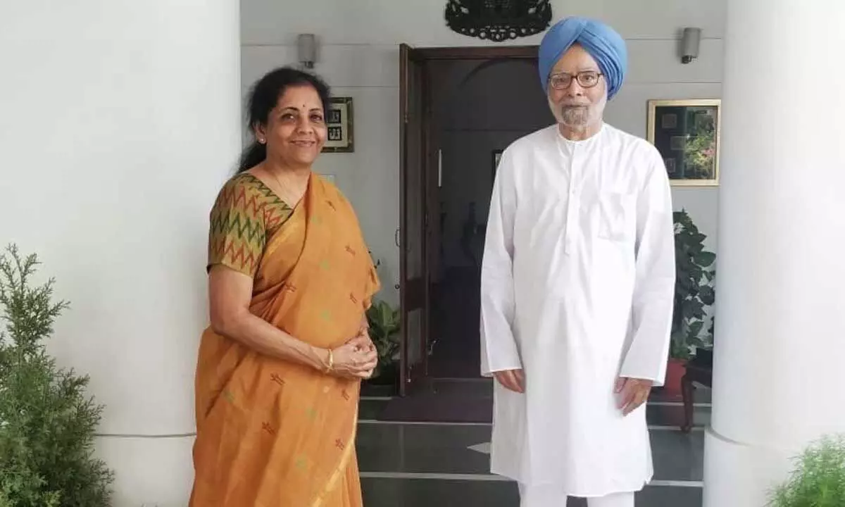 Dr Singh presented milestone budget of 1991 which liberalised Indian economy: FM Sitharaman