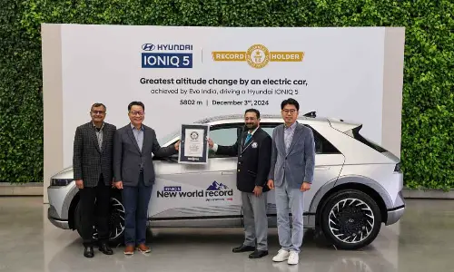 Hyundai IONIQ 5 takes part in GUINNESS WORLD RECORDS™ title for the Greatest altitude change by an electric car