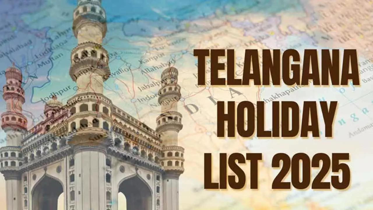 Telangana govt announces 2025 holiday schedule