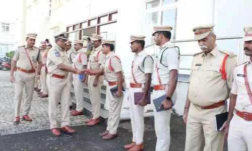 Nagarkurnool District SP Office Inspected by IG Ramesh Naidu