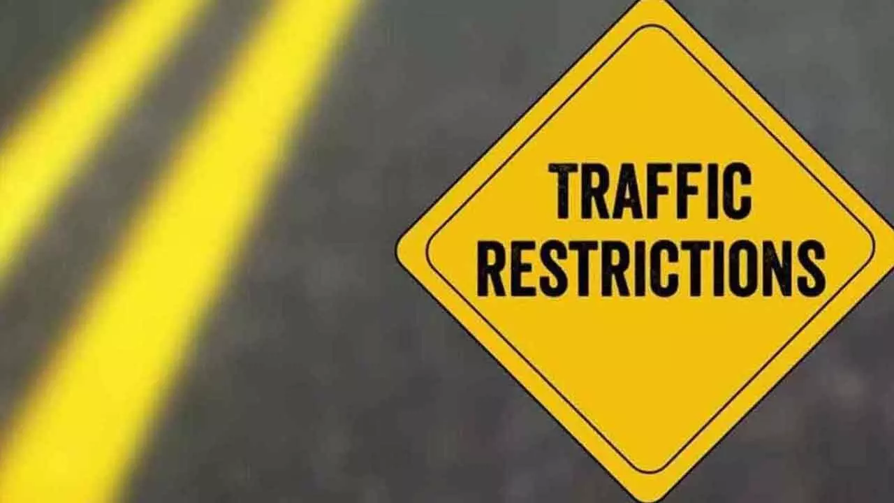 Traffic restrictions under Cyberabad limits