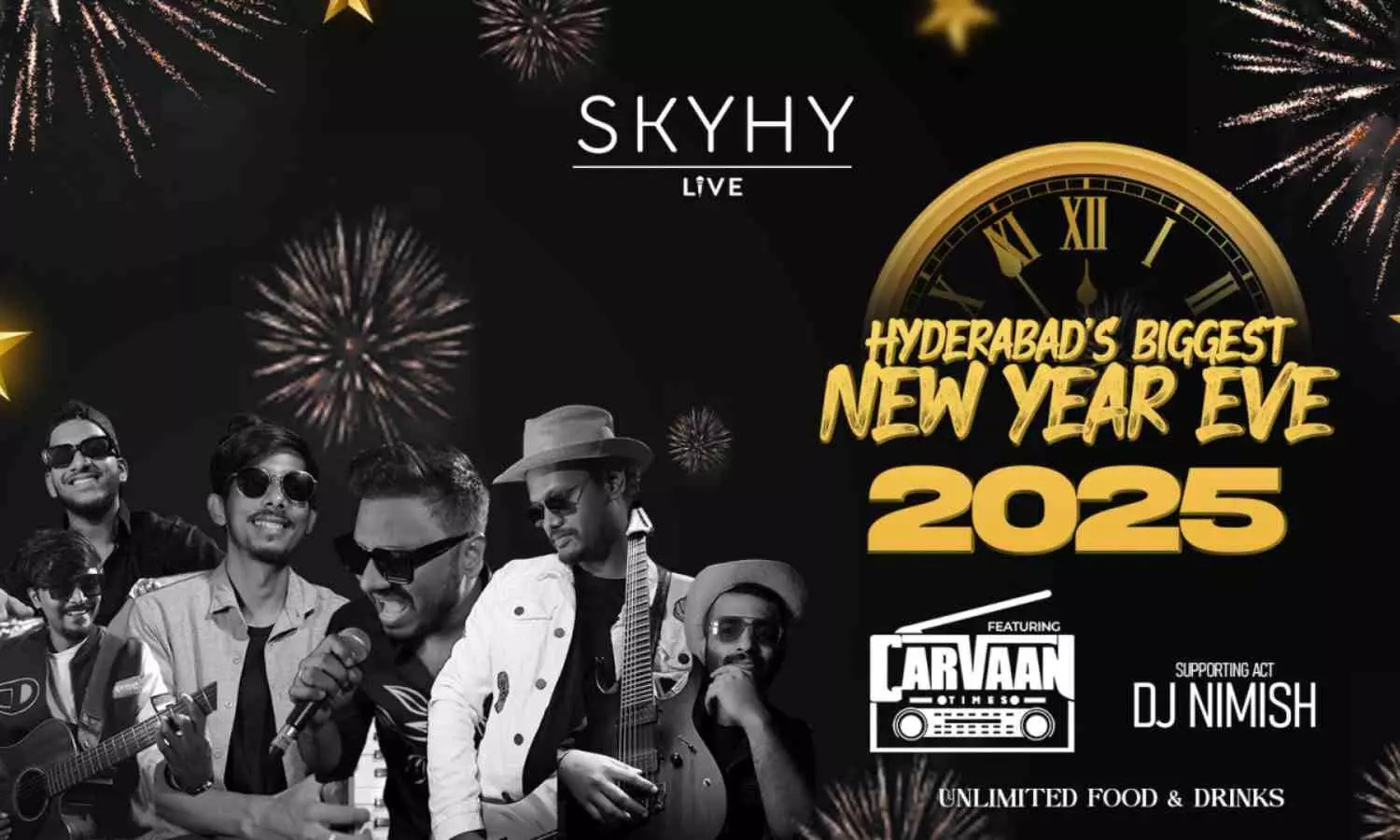 Hyderabad’s Biggest New Year Eve Party – SkyHyLive | NY2025