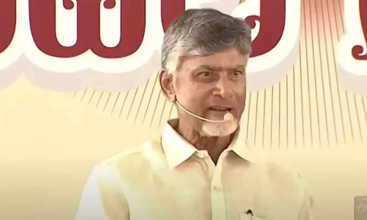 Chandrababu distributes pensions in Palanadu, assures of support to people