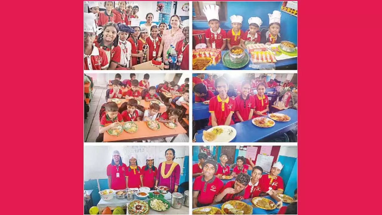 Rockwoods Nagaram School celebrates NY Eve with food fest