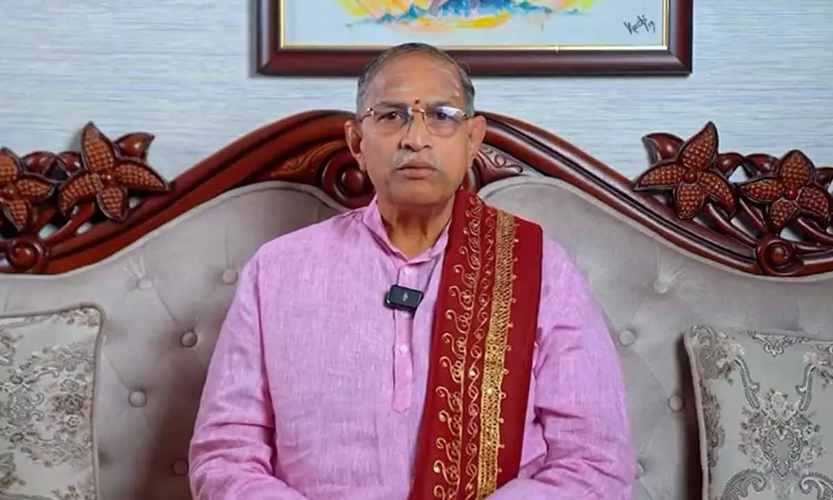 Chaganti Koteswara Rao Backs Campaign Against Negativity on Social Media Chaganti Koteswara Rao Backs Campaign Against Negativity on Social Media