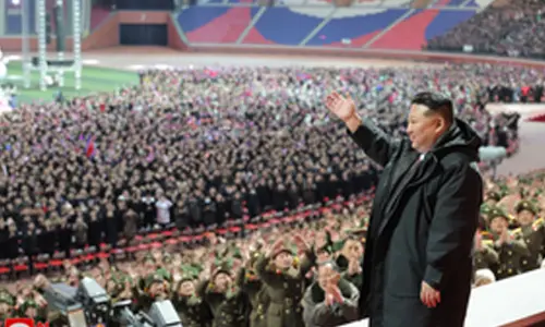 North Koreas Kim attends New Year celebrations in Pyongyang