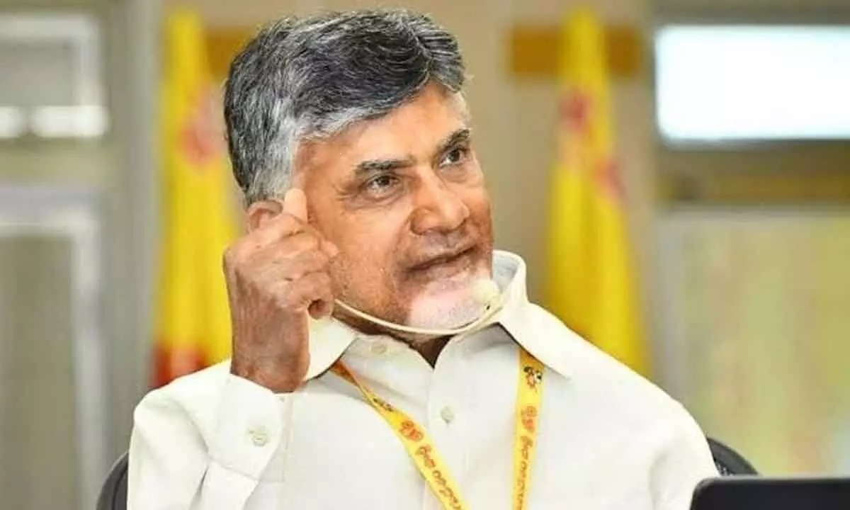 Bringing back state machinery on track says CM Chandrababu Naidu