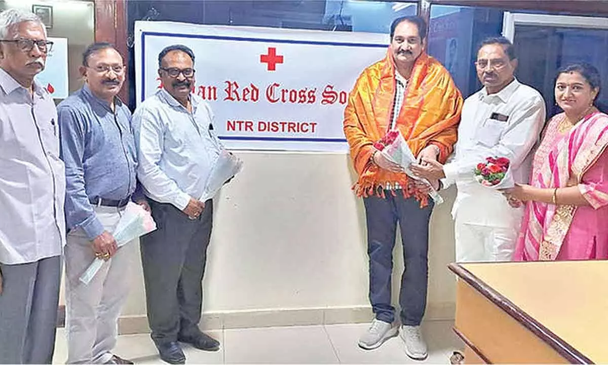 Satyanarayana Chowdary elected Red Cross dist chief