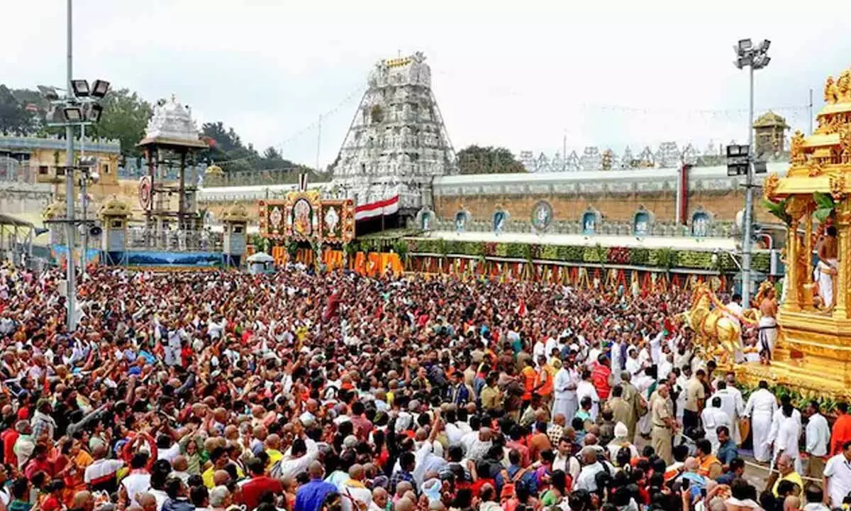 Devotee turnout at Tirumala remains steady amid reduced rush