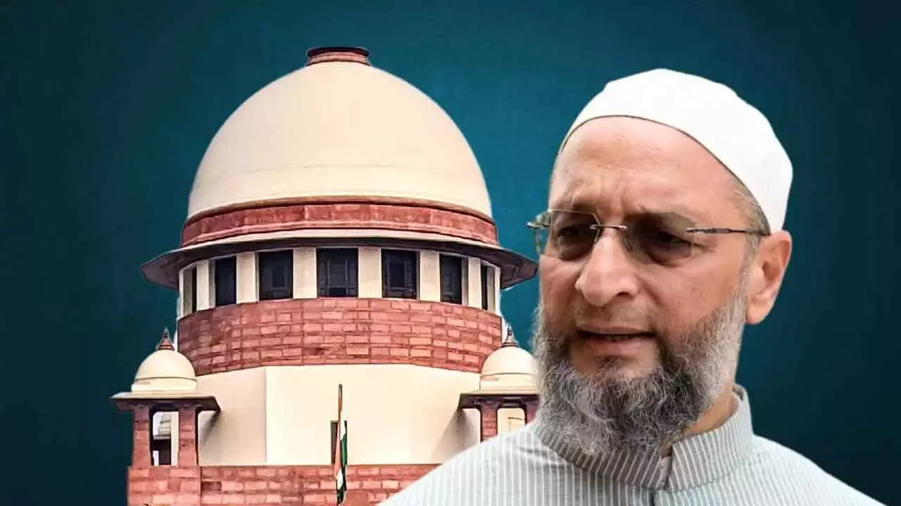 SC tags Owaisi’s plea on Places of Worship Act with pending matters